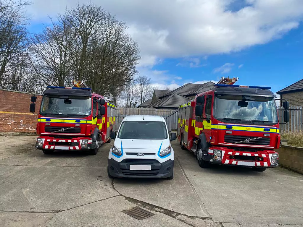 vehicle camera systems installed on fire engines