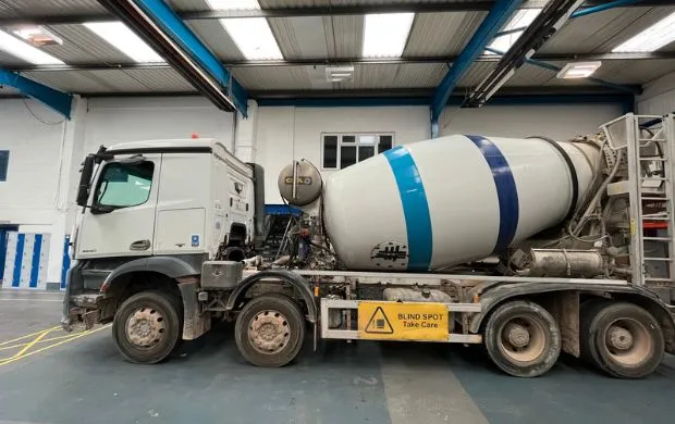 concrete mixer with FORS Silver spec