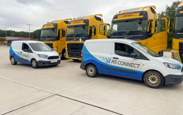 RS Connect vehicles on site