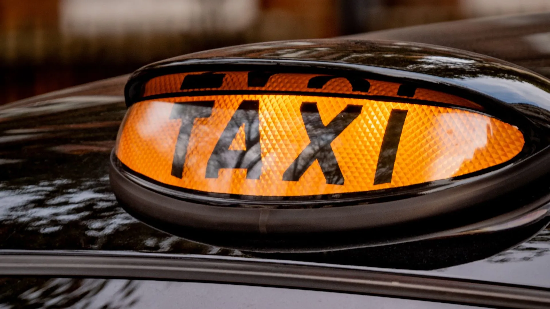 Taxi orange light