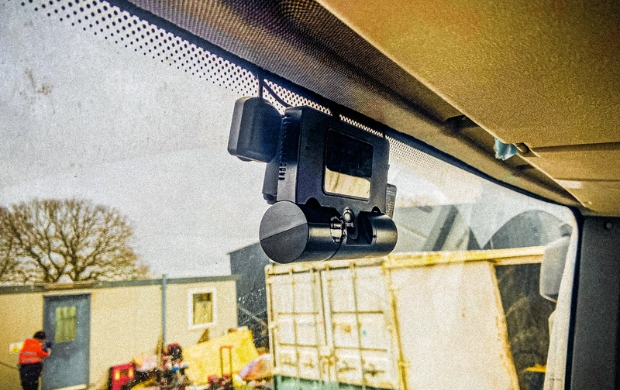 HGV forward facing camera hardwired into truck